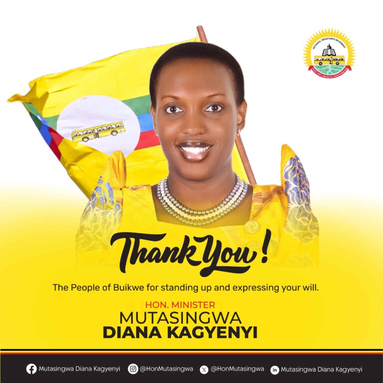🗳️ Hon. Diana Mutasingwa Clinches NRM Flag for Buikwe Woman MP Seat in 2025 Primaries